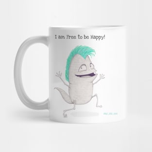 I am Free to be Happy Mug